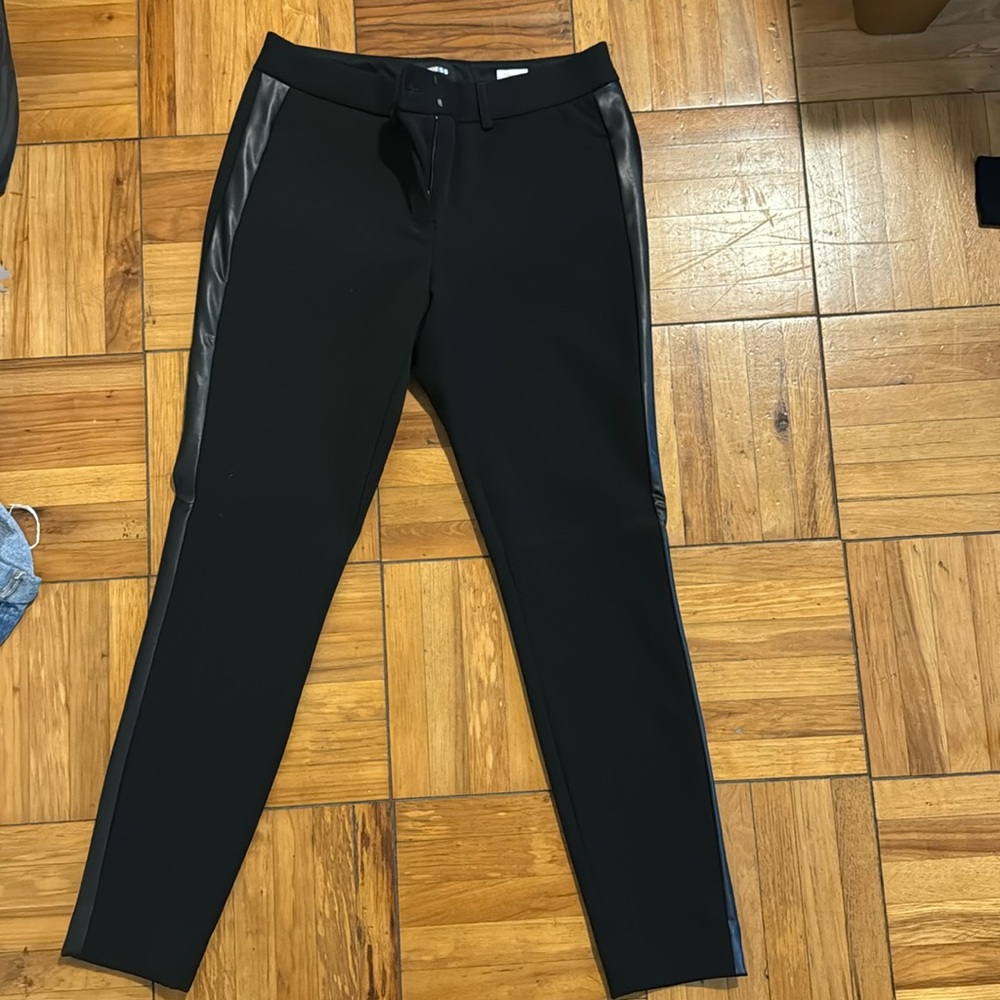 Express Pants with Leather Trim
